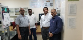 WIth Drs. Naveena, Vaithiyanathan, and Vivek
