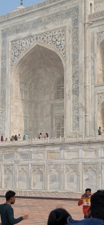 A closer look at Taj Mahal